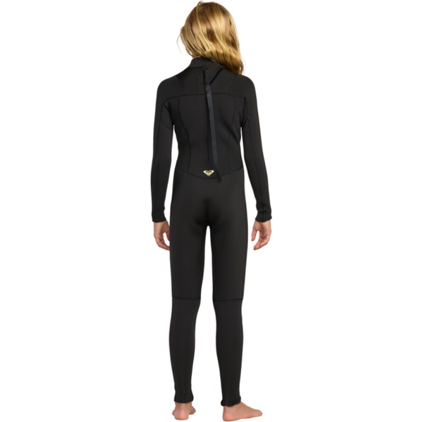 2026 Roxy Junior Prologue+ 5/4mm Rug Ritssluiting Wetsuit 26RW213509 - Black